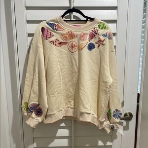Queen of sparkles shell sweater